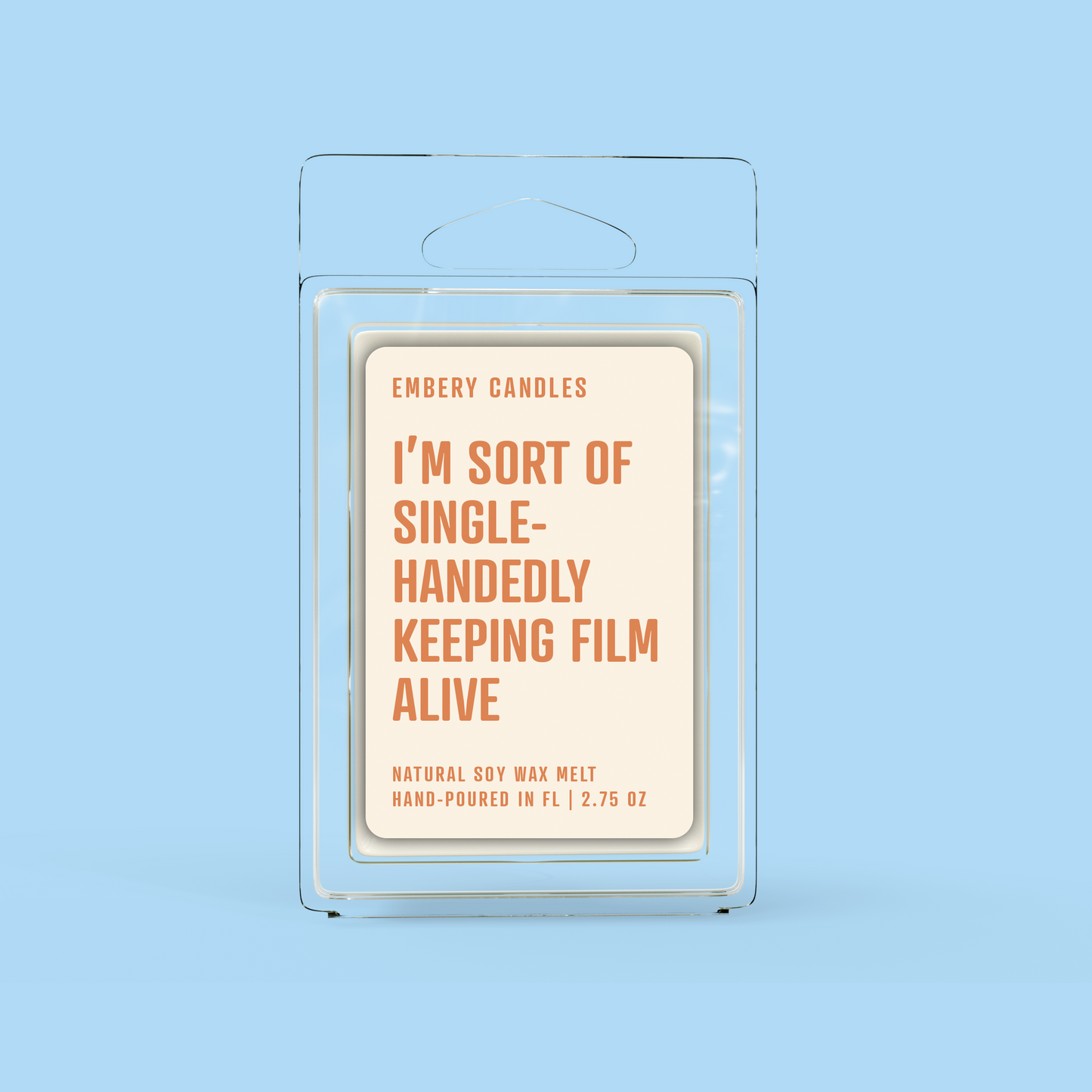 I'm Sort Of Single-Handedly Keeping Film Alive | Soy Wax Scented Candle