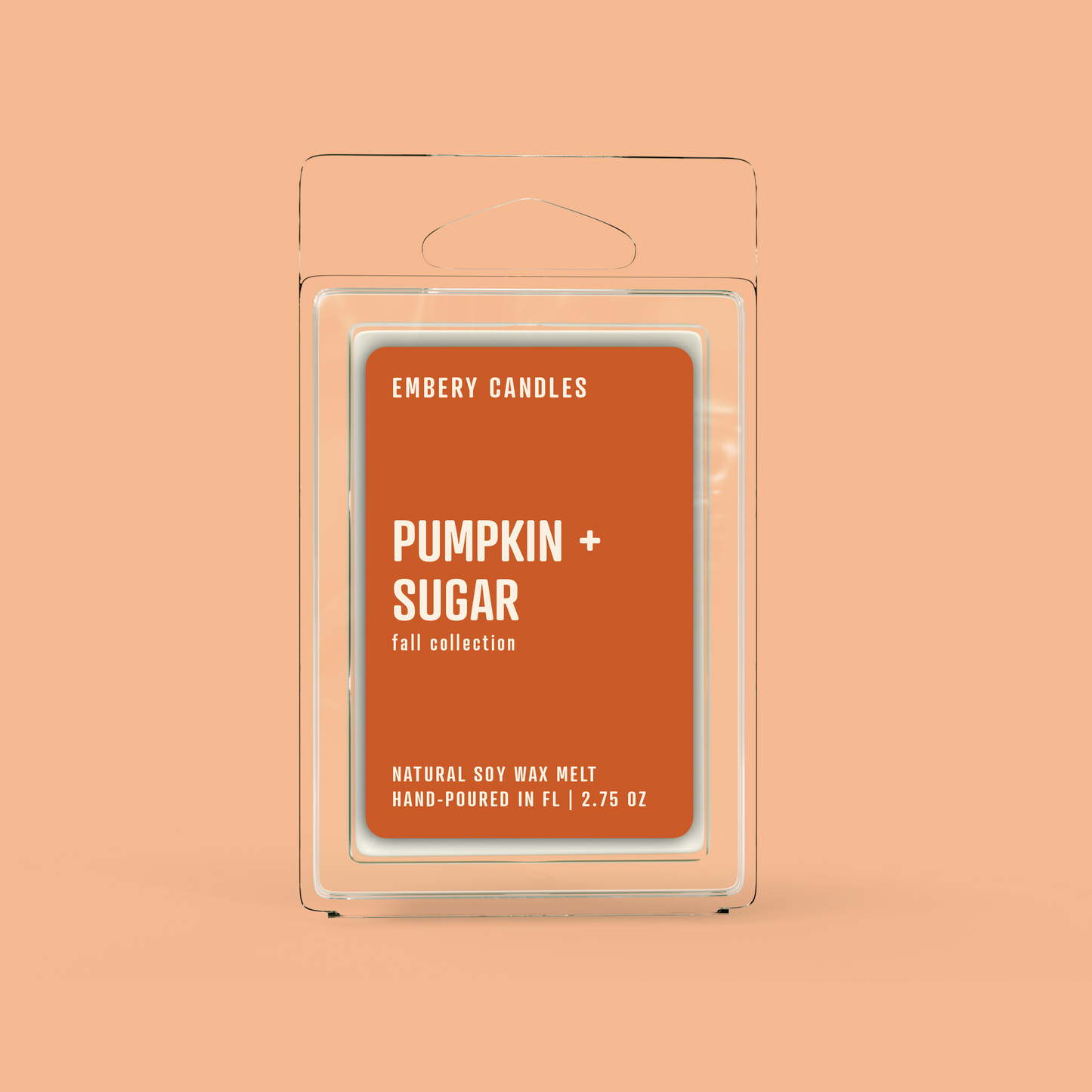 Pumpkin + Sugar | Soy Wax Scented Candle