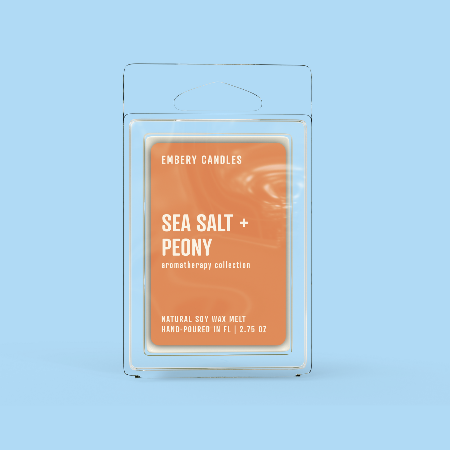 Sea Salt + Peony | Soy Wax Scented Candle