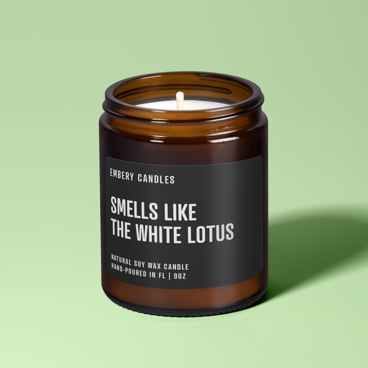 Smells Like The White Lotus | Soy Wax Scented Candle