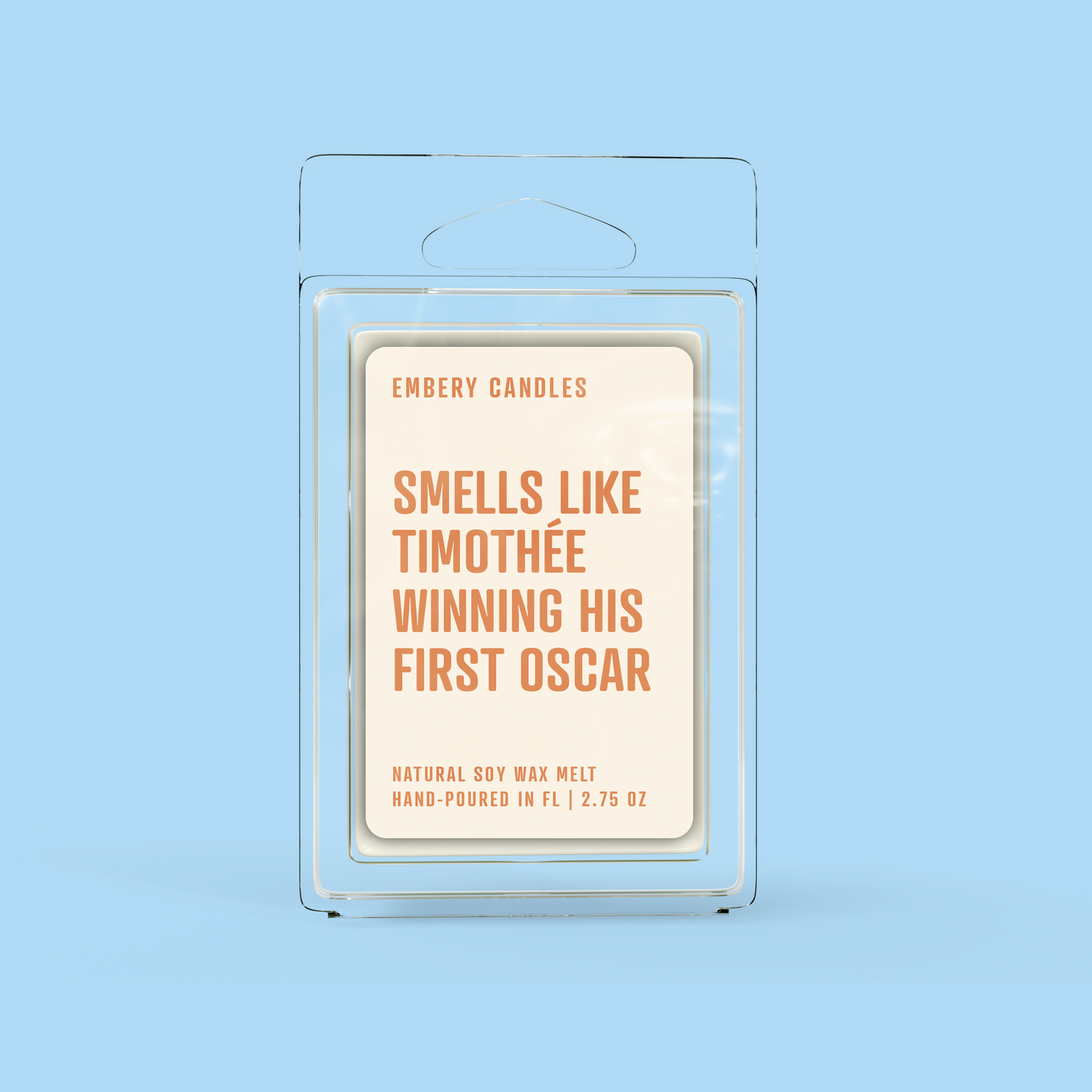 Smells Like Timothée Winning His First Oscar | Soy Wax Scented Candle