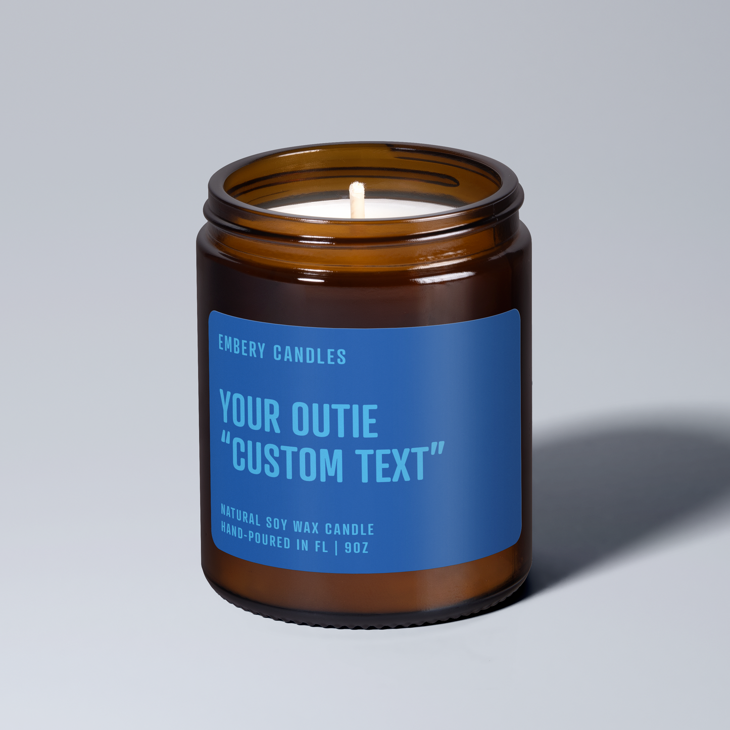 Custom Outie Wellness Fact | Soy Wax Scented Candle