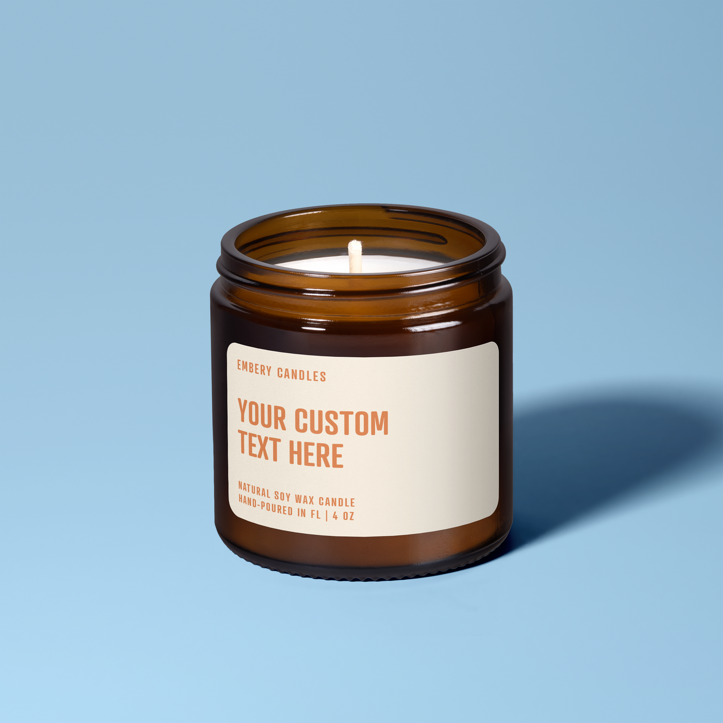 6 Pack Custom Candles | 4oz and 9oz Multi-Pack Soy Wax Scented Candle