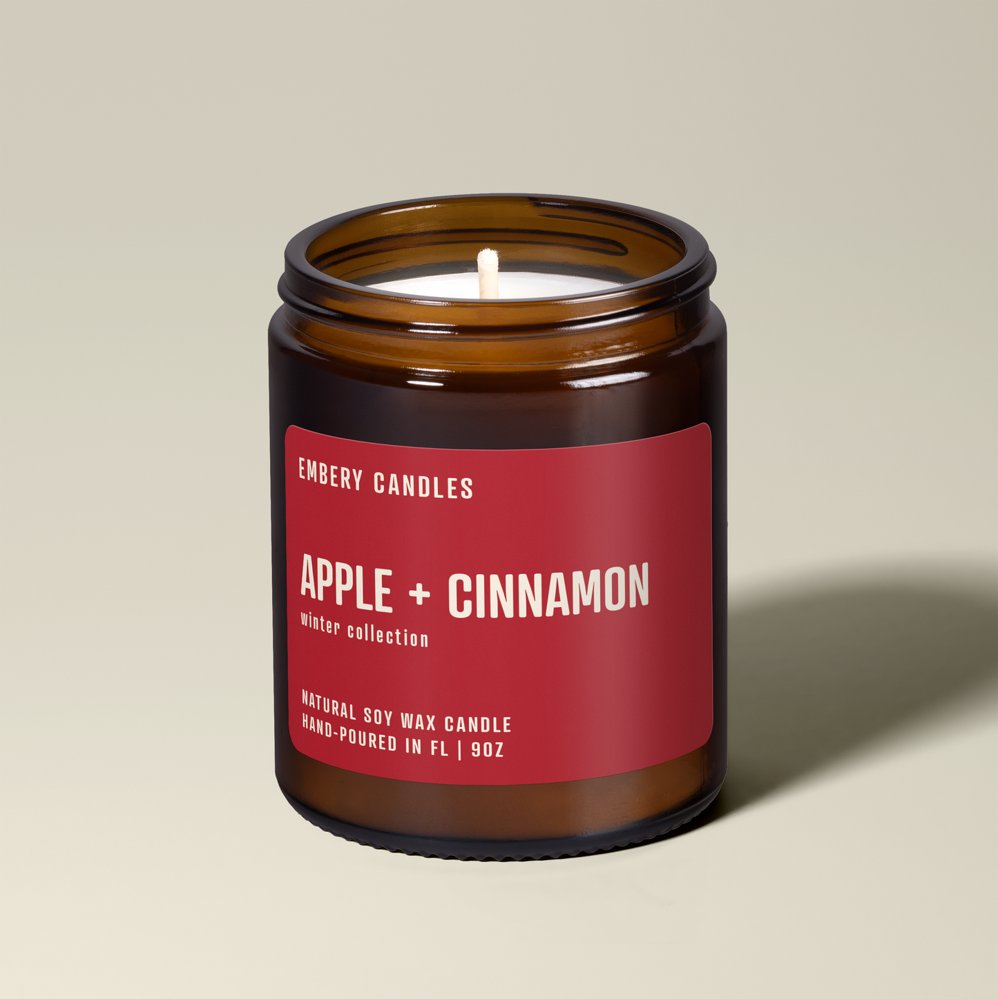 Apple + Cinnamon | Soy Wax Scented Candle