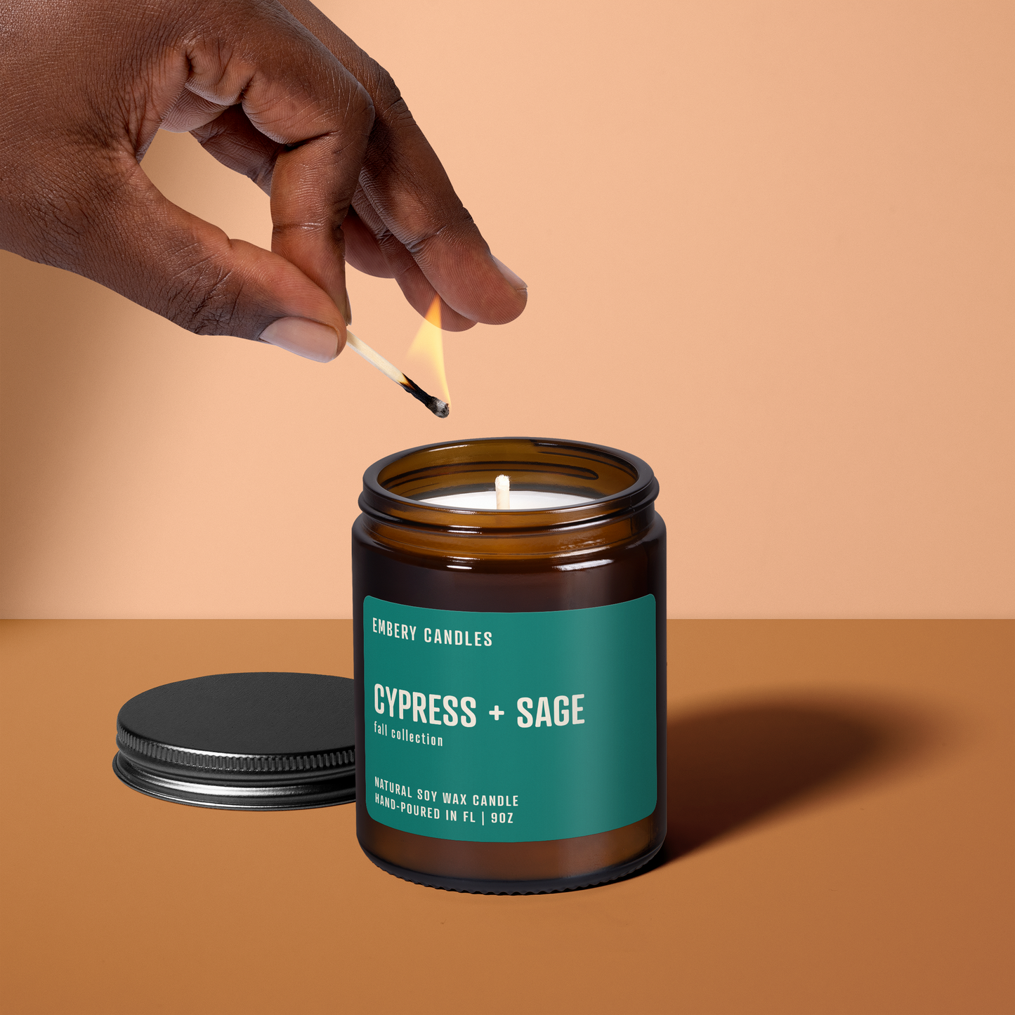 Cypress + Sage | Soy Wax Scented Candle