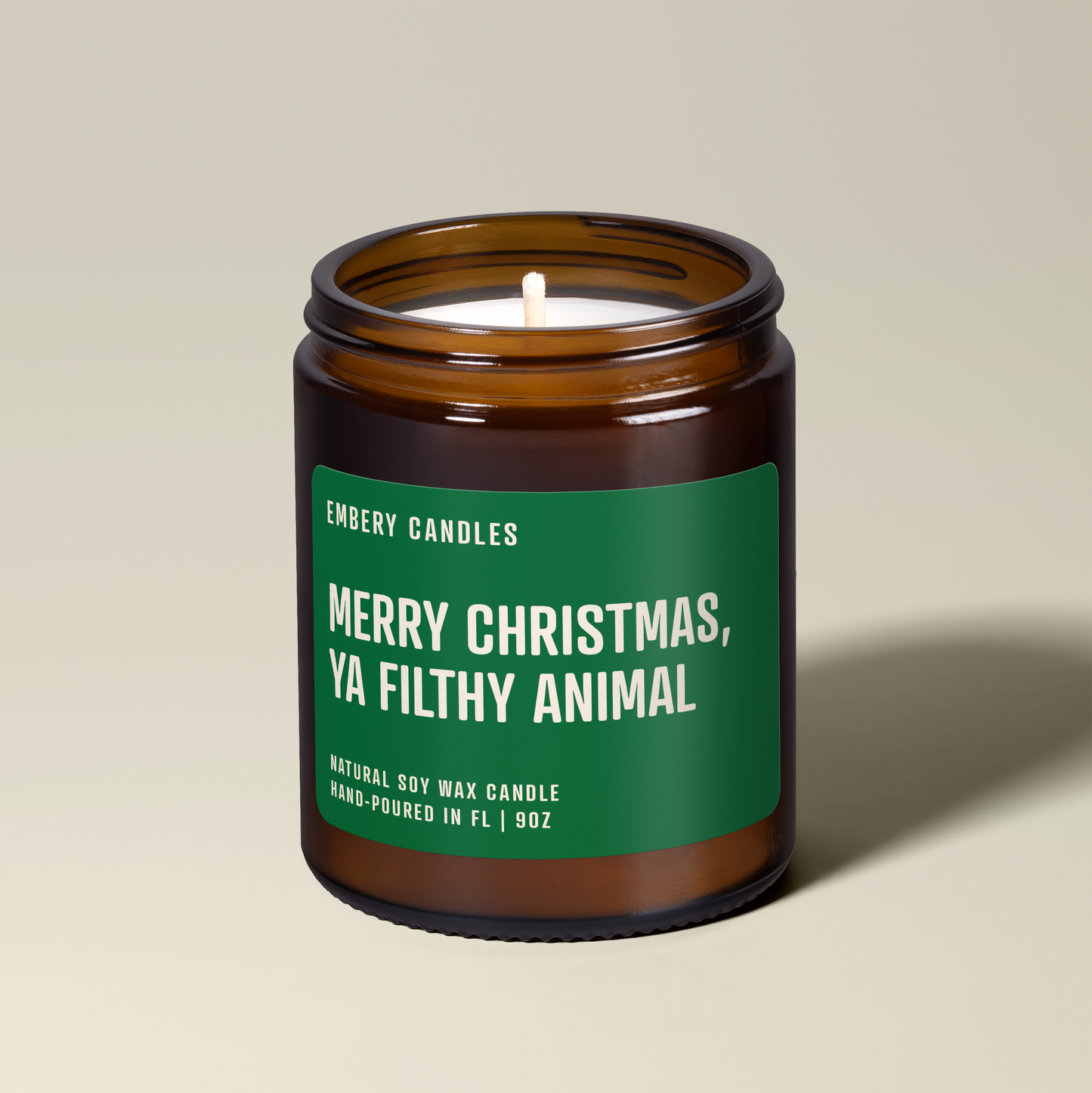 Merry Christmas, Ya Filthy Animal | Soy Wax Scented Candle