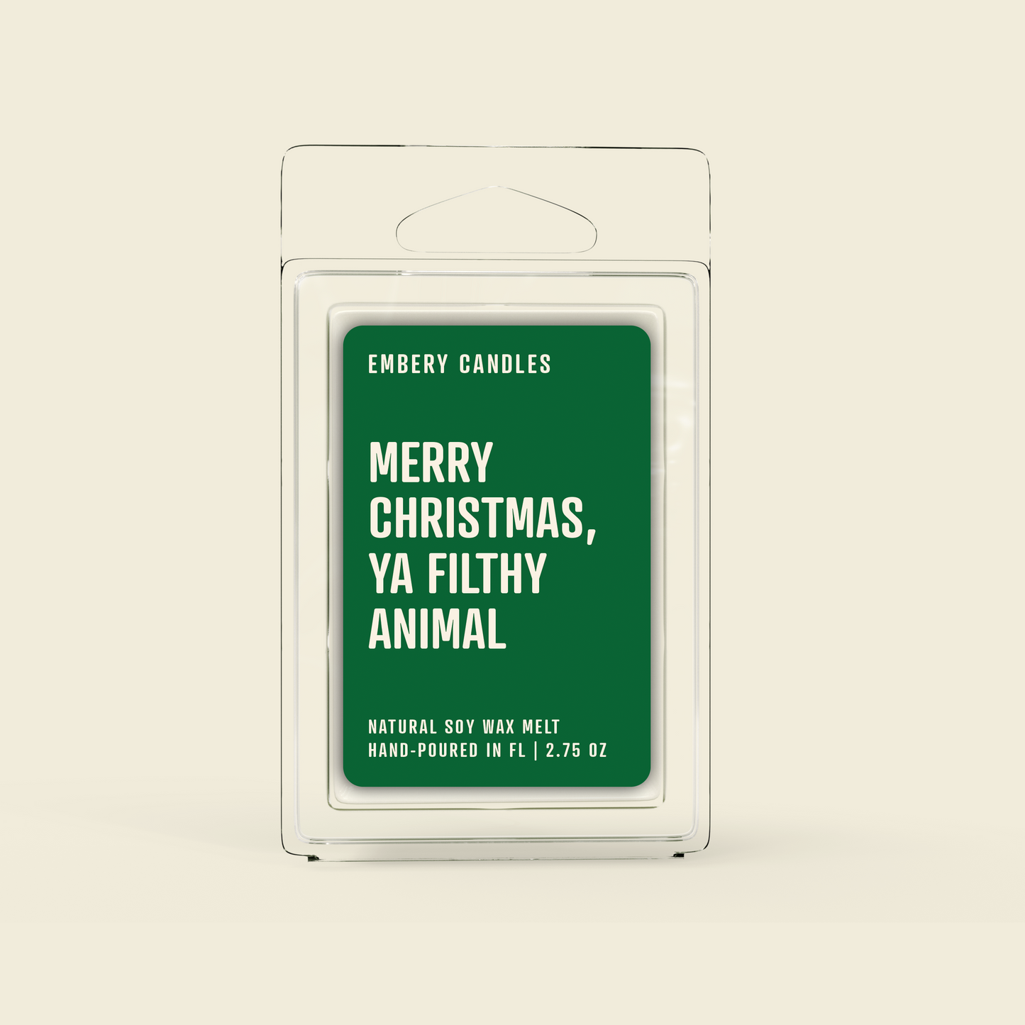 Merry Christmas, Ya Filthy Animal | Soy Wax Scented Candle