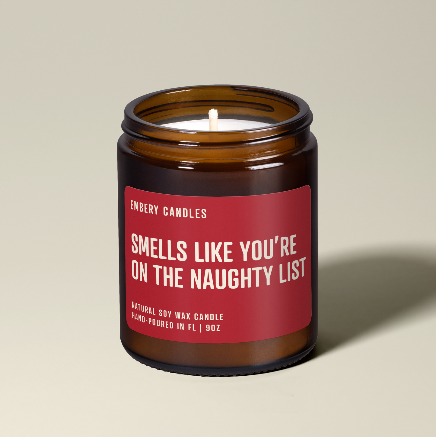 Smells Like You're on the Naughty List | Soy Wax Scented Candle